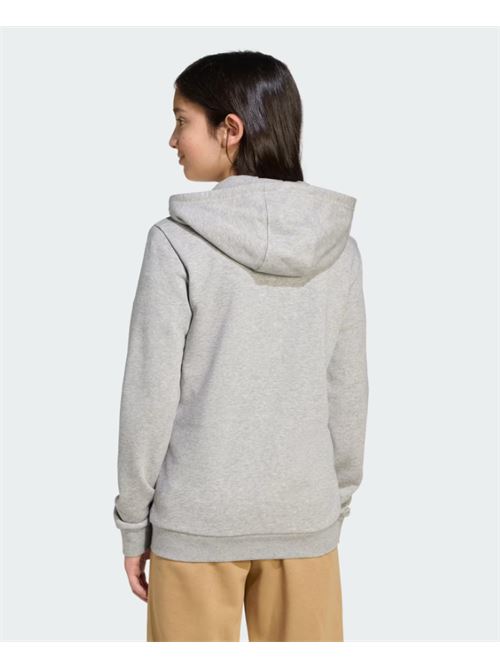 full zip hoodie ADIDAS ORIGINAL | JX2790MGREYH/WHITE